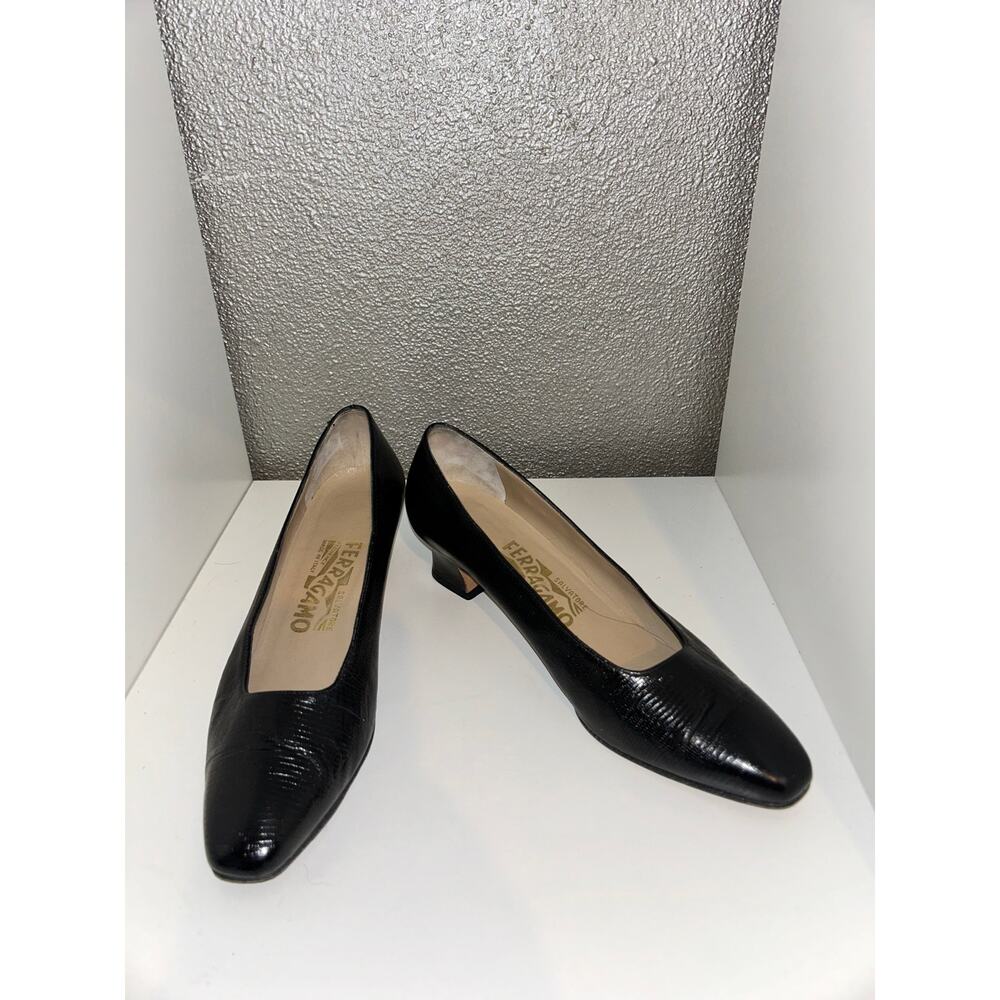 Salvatore Ferragamo Black Heels